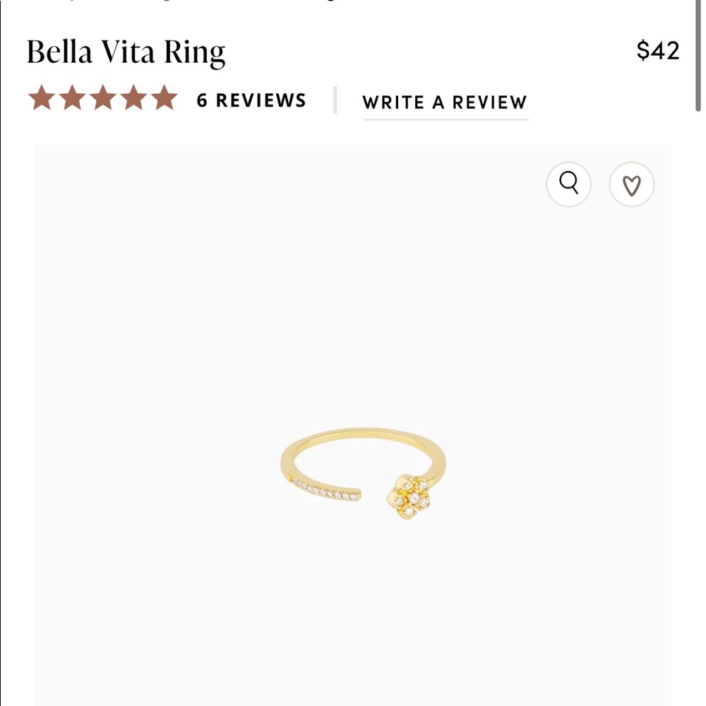 NWT Uncommon James Bella Vita Ring